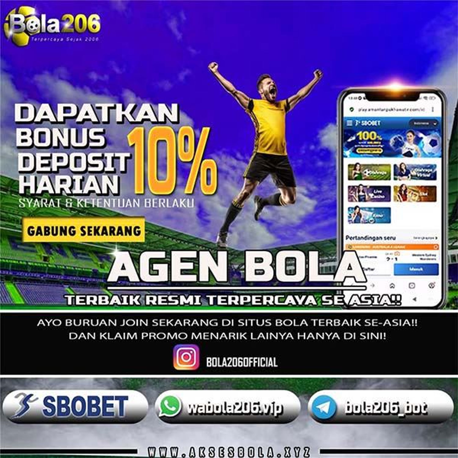 BOLA206: Bandar Bola SBOBET & Mix Parlay Partner Resmi Piala Dunia 2026